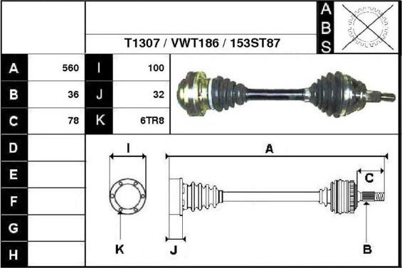 Technika 67153 - Полуоска vvparts.bg