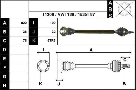 Technika 67152 - Полуоска vvparts.bg