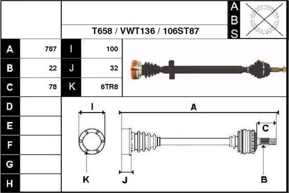 Technika 67106 - Полуоска vvparts.bg