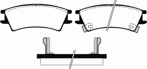 Spidan 32320 - Комплект спирачно феродо, дискови спирачки vvparts.bg