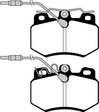 Lemförder 26523 - Комплект спирачно феродо, дискови спирачки vvparts.bg