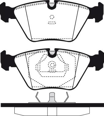 Technika 01086 - Комплект спирачно феродо, дискови спирачки vvparts.bg