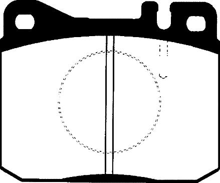 Technika 01121 - Комплект спирачно феродо, дискови спирачки vvparts.bg