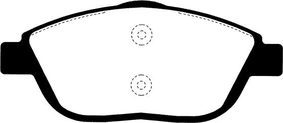 Technika 01821 - Комплект спирачно феродо, дискови спирачки vvparts.bg