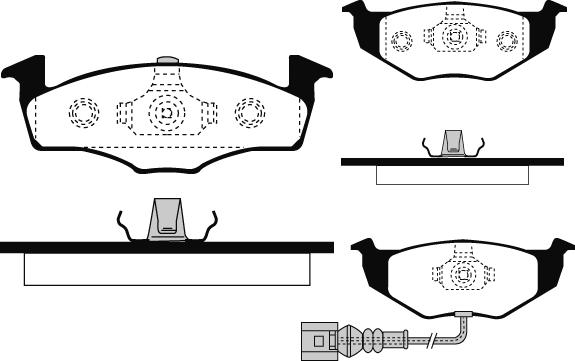 Icer 181590-071 - Комплект спирачно феродо, дискови спирачки vvparts.bg