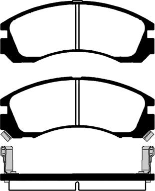 Simer 615 - Комплект спирачно феродо, дискови спирачки vvparts.bg