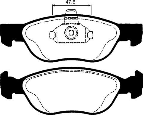 Textar 2192717995 - Комплект спирачно феродо, дискови спирачки vvparts.bg