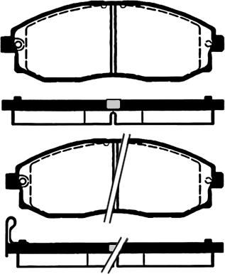 Stellox 000 037-SX - Комплект спирачно феродо, дискови спирачки vvparts.bg