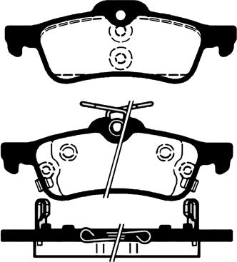 Technika 02402 - Комплект спирачно феродо, дискови спирачки vvparts.bg