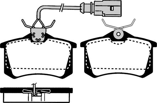 Spidan 32871 - Комплект спирачно феродо, дискови спирачки vvparts.bg