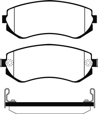 Remsa D1116M - Комплект спирачно феродо, дискови спирачки vvparts.bg