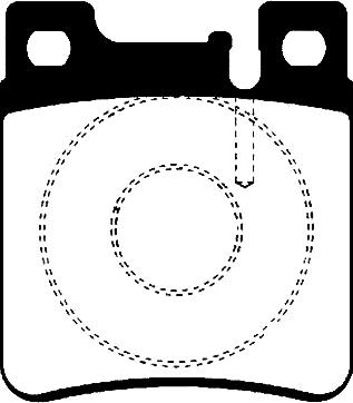 Technika 02110 - Комплект спирачно феродо, дискови спирачки vvparts.bg