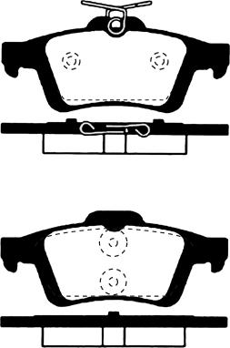 Stellox 000 081-SX - Комплект спирачно феродо, дискови спирачки vvparts.bg