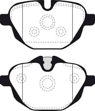 Triscan 3620986494432 - Комплект спирачно феродо, дискови спирачки vvparts.bg