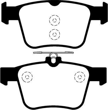 Technika 02291A - Комплект спирачно феродо, дискови спирачки vvparts.bg