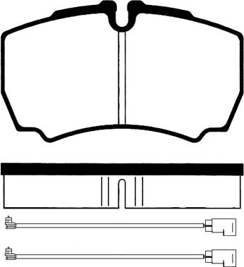 HELLA C4076 - Комплект спирачно феродо, дискови спирачки vvparts.bg