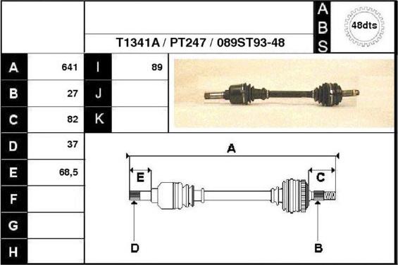 Technika 28089A - Полуоска vvparts.bg