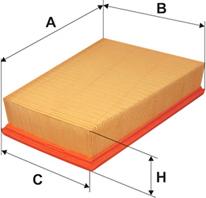 DACO Germany DFA3006 - Въздушен филтър vvparts.bg