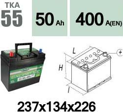 Technika TKA55 - Стартов акумулатор vvparts.bg