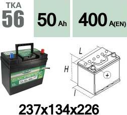 Technika TKA56 - Стартов акумулатор vvparts.bg