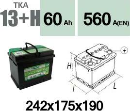 Technika TKA13+H - Стартов акумулатор vvparts.bg