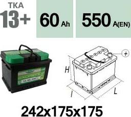 Technika TKA13+ - Стартов акумулатор vvparts.bg