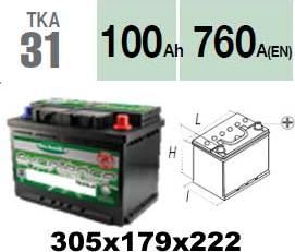 Technika TKA31 - Стартов акумулатор vvparts.bg