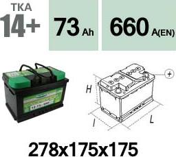 Technika TKA14+ - Стартов акумулатор vvparts.bg