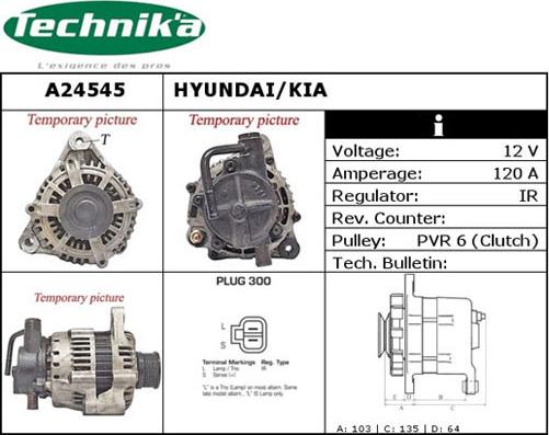 Technika A24545 - Генератор vvparts.bg