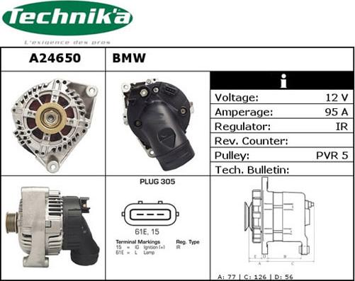 Technika A24650 - Генератор vvparts.bg