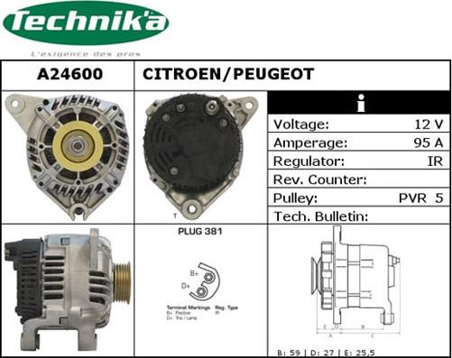 Technika A24600 - Генератор vvparts.bg