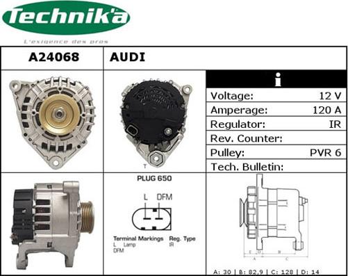 Technika A24068 - Генератор vvparts.bg