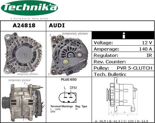 Technika A24818 - Генератор vvparts.bg