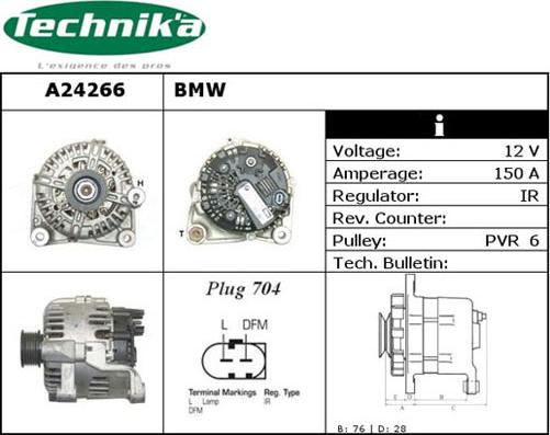 Technika A24266 - Генератор vvparts.bg