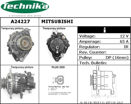 Technika A24227 - Генератор vvparts.bg