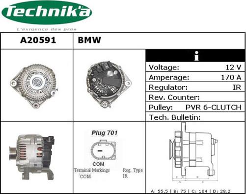 Technika A20591 - Генератор vvparts.bg