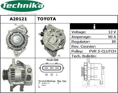 Technika A20121 - Генератор vvparts.bg