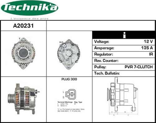 Technika A20231 - Генератор vvparts.bg