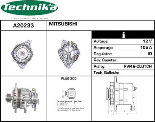 Technika A20233 - Генератор vvparts.bg