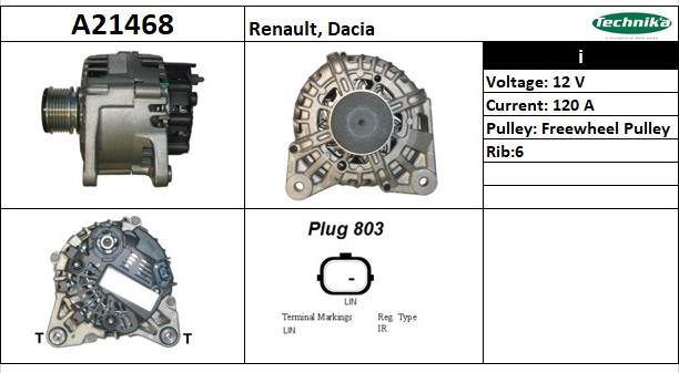 Technika A21468 - Генератор vvparts.bg