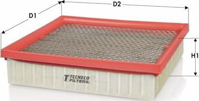 Tecneco Filters AR2083PM - Въздушен филтър vvparts.bg