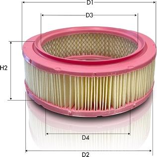 Tecneco Filters AM142 - Въздушен филтър vvparts.bg