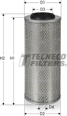 Tecneco Filters AR590-I - Въздушен филтър vvparts.bg