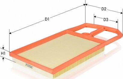 Tecneco Filters AR5898PM - Въздушен филтър vvparts.bg