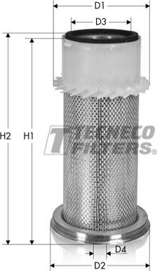 Tecneco Filters AR581-I - Въздушен филтър vvparts.bg