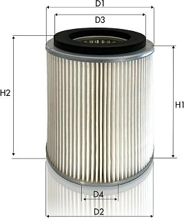 Tecneco Filters AR579-I - Въздушен филтър vvparts.bg