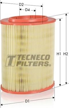 Tecneco Filters AR223-OV - Въздушен филтър vvparts.bg