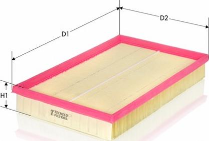 Tecneco Filters AR261PM - Въздушен филтър vvparts.bg