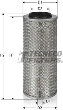 Tecneco Filters AR510-I - Въздушен филтър vvparts.bg