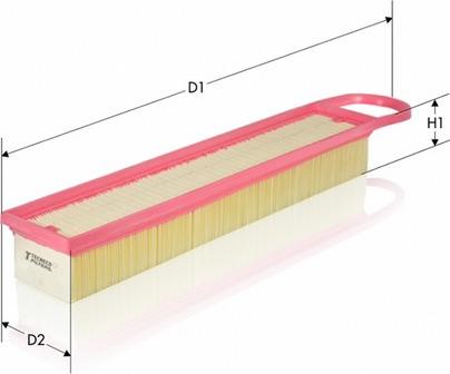 Tecneco Filters AR10418PM - Въздушен филтър vvparts.bg